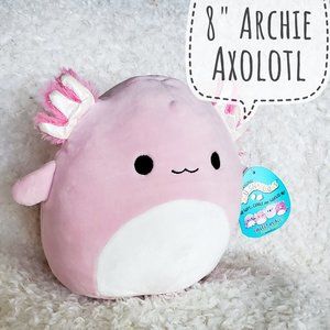 NWT! 8 " Archie the Axolotl Squishmallow RARE